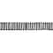 1.5" x 10yd. Black & White Striped with Pom Pom Edge Wired Faux Linen Ribbon by Celebrate It® Halloween